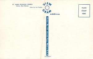 Clovis New Mexico~St James Episcopal Church~1950s Postcard