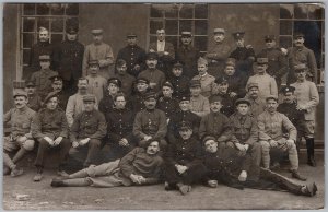 Group of POW's Soldiers RPPC Postcard to Mrs Jean Sproule Brandon Manitoba H82