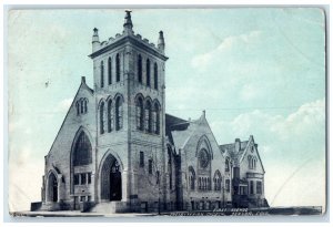 Denver Colorado Postcard First Avenue Presbyterian Church Exterior Building 1907