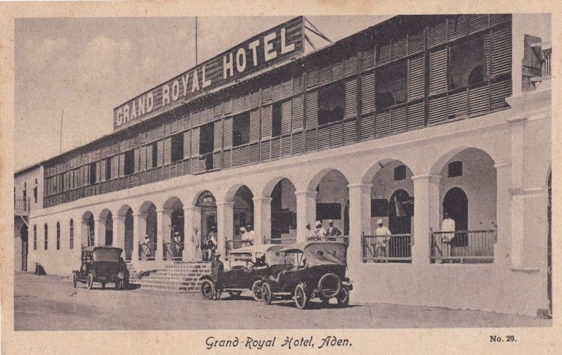 Grand Royal Hotel Aden Old Postcard