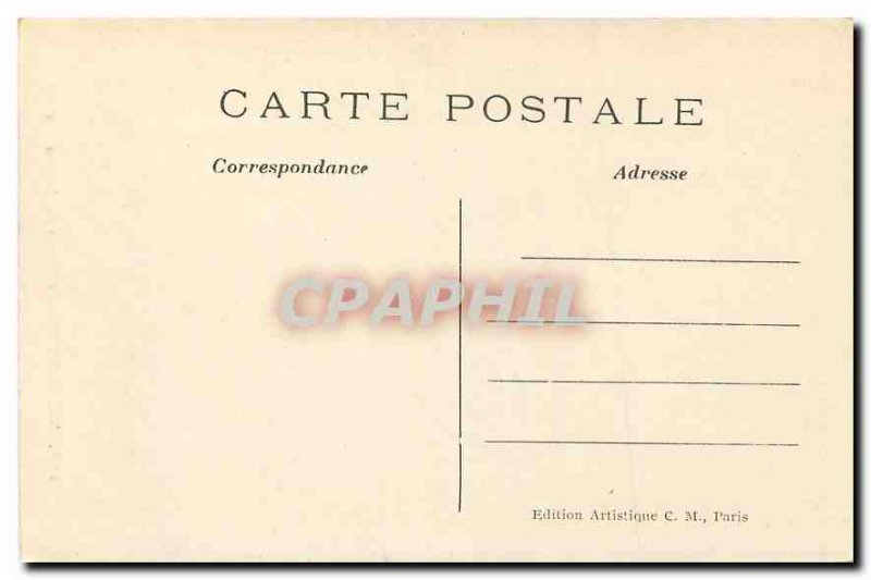 Old Postcard Vincennes L'Entree du Donjon