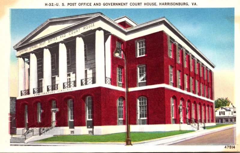 Virginia Harrisonburg Post Office and Government Court House