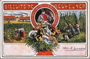 Biscuits De Beukelaer Advertising Vintage Postcard C121