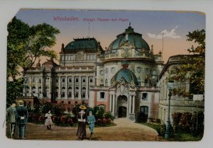 Germany - Wiesbaden. Royal Theatre   (corner missing)