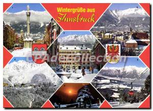 Postcard Modern Alpenstadt Astria Tirol Innsbruck Maria Theresien