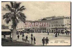 Old Postcard Cote D & # 39Azur Nice Place Massena