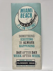 Miami Beach Hotel & Motel Directory, Summer 1968