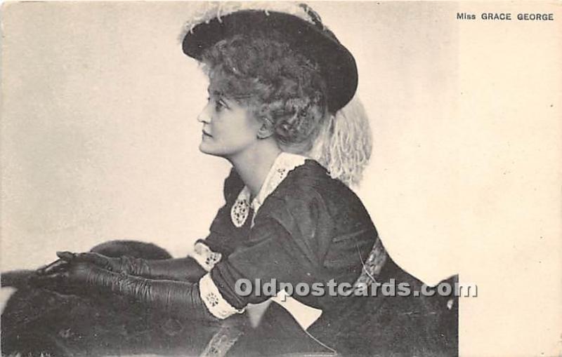 Miss Grace George Theater Actor / Actress Unused 