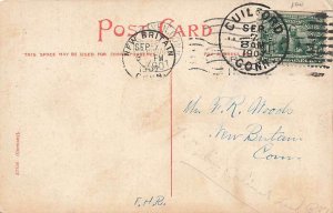 Postcard Old Stone House Guilford CT 1907 Guilford Postmark