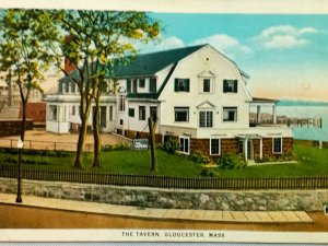 Vintage Postcard 1920's The Tavern Gloucester MA Massachusetts