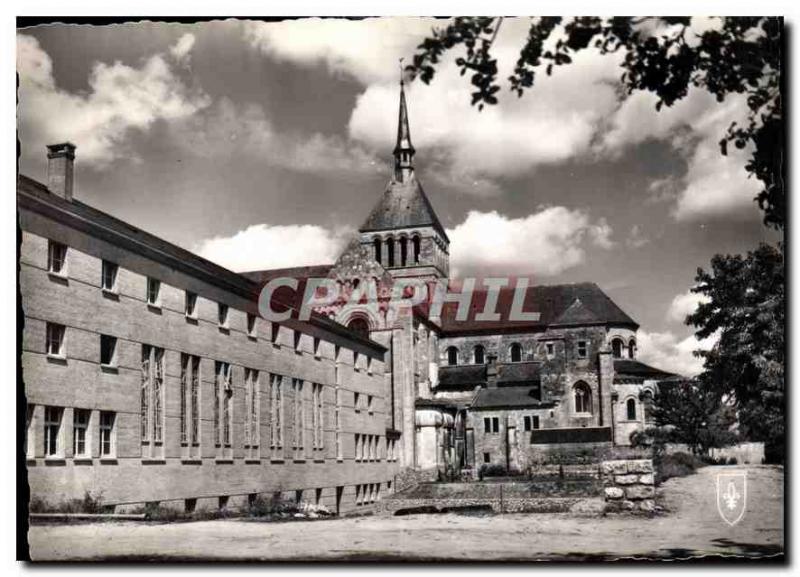 Modern Postcard Basilica of Saint Benoit sur Loire the bedside and New Abbey