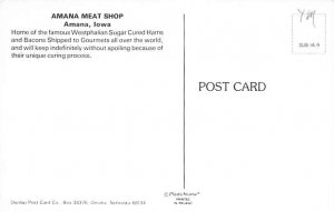 Meat Shop Amana, Iowa Postcard