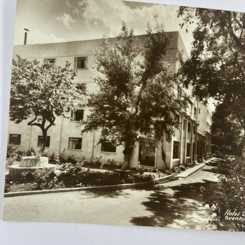 RPPC Hotel Orozco Street Scene Guadalajara Postcard Photo 