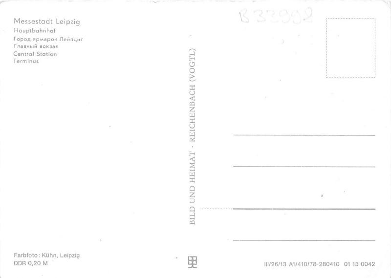 B33998 Messsestadt Leipzig   germany