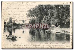 Old Postcard Tour De Marne Champigny La Varenne Chennevieres Around