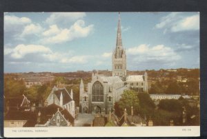 Norfolk Postcard - The Cathedral, Norwich     T7285