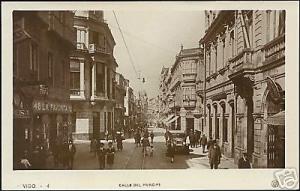 spain, VIGO, Calle del Principe, Oldsmobile 1930s RPPC