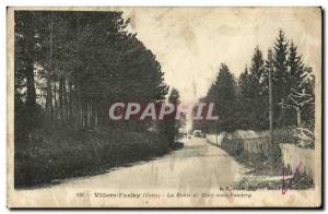 Old Postcard Villers Farlay The Mount Road in Vaudrey