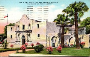 Texas San Antonio The Alamo Built 1718 1943