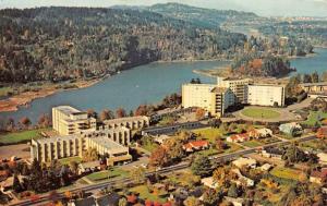 PORTLAND, OR Oregon  WILLAMETTE VIEW~Retirement Community  BIRD'S EYE  Postcard