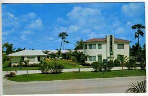 Naples-on-the-Gulf  FL Motel Stewart Postcard