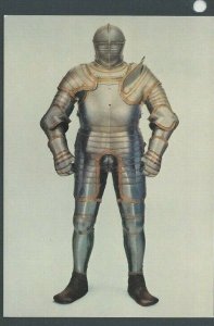 Ca 1955 Real Photo Post Card Grt Britain Armour Metal Suit For King Henry VIII--