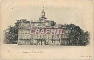 Old Postcard Alencon The Hotel de Ville