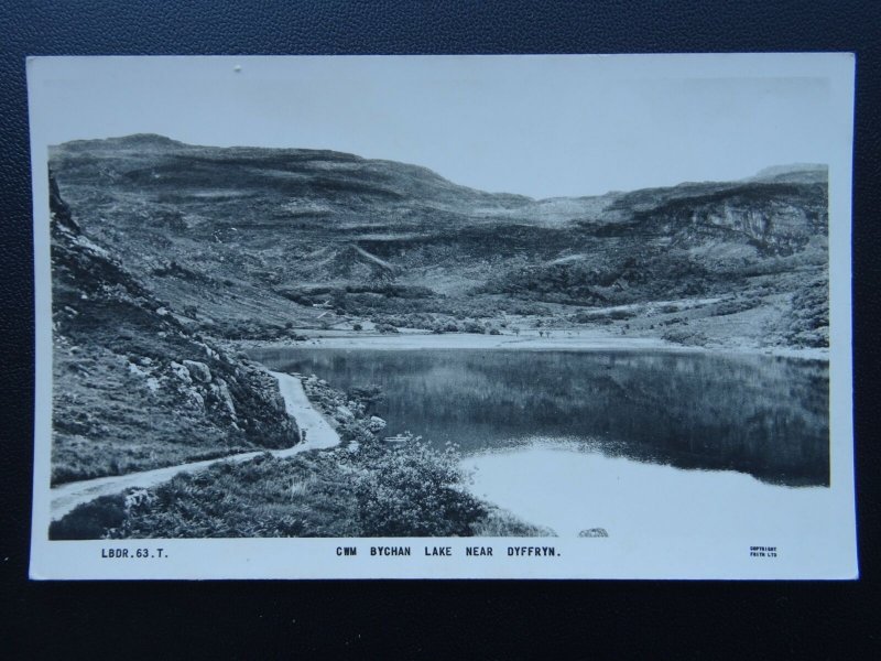 Wales Snowdonia DYFFRYN Llyn Cwm Bychan Lake - Old RP Postcard by Frith