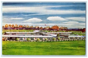 c1950's Meadowbrook Motor Inn Junction US 1 Portsmouth New Hampshire NH Postcard