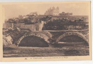 BF18937 anciennes citernes de la malga  carthage tunisia  front/back image