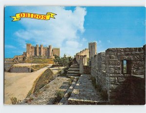 Postcard Castle walls, Óbidos, Portugal