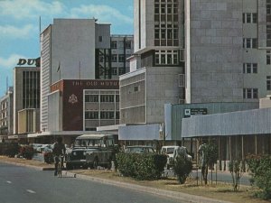 Cairo Road Lusaka Zambia Bicycles 1970s Postcard