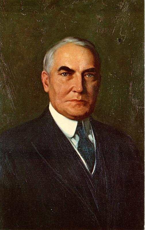 President Warren G Harding