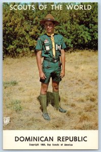 c1968 Dominican Republic Scout Of The World Boy Scout Of America Youth Postcard