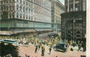 IL, Chicago, Illinois, Busy State and Madison Street, P. Schmidt No. 825