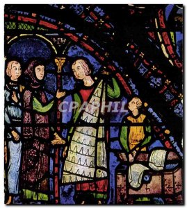 Modern Postcard Chartres Cathedral Merchant of 13th furs