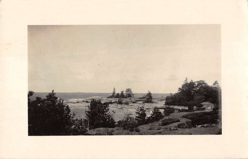 Go Home Ontario Canada panoramic view of town real photo pc ZC549367