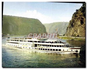 Postcard Modern MS Deutschland Koin Dusseldorfer Rheindampfschiffahrt Boat