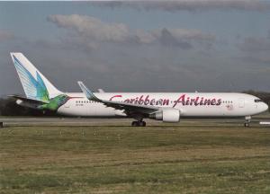 CARIBBEAN AIRLINES, Boeing 767-316 ER, unused Postcard