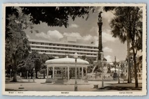 Salvador Bahia Brazil Postcard Big Field c1930's Unposted RPPC Photo