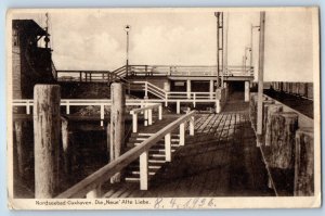 Lower Saxony Germany Postcard Cuxhaven North Sea Resort The New Old Love 1936