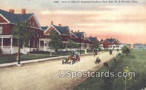 Row of Officers' Quarters - Fort DA Russell, Wyoming