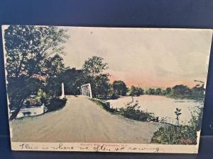 Postcard 1908  Hand Colored View of Stover's Mills in Flemington, NJ  Y5