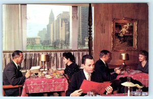 CHICAGO, Illinois IL ~ Prudential Building GIBRALTAR ROOM Diners 1967  Postcard