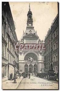 Old Postcard Bank of Paris Le Comptoir & # 39Escompte