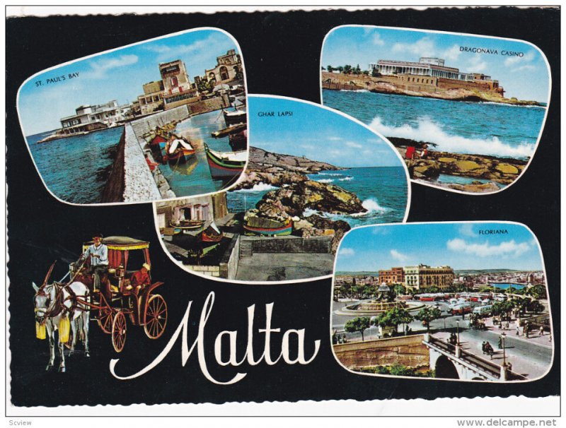 Multi-View, St. Paul´s Bay, Ghar Lapsi, Dragonava Casino, Floriana, Maltese ...