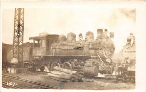 G93/ RPPC Postcard c1910 New Haven Connecticut Steam Locomotive 1