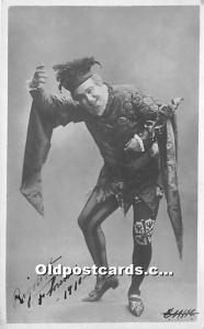 Rigrlette Florence 1910 Autographed Theater Actor / Actress Unused 
