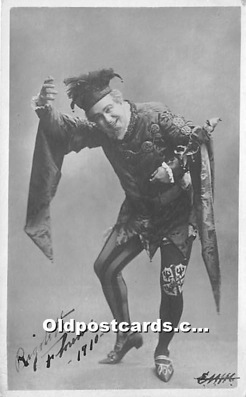 Rigrlette Florence 1910 Autographed Theater Actor / Actress Unused 