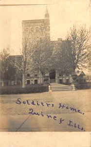 RPPC, Real Photo, Soldiers Home, c.'06, Quincy, IL,Old Post Card